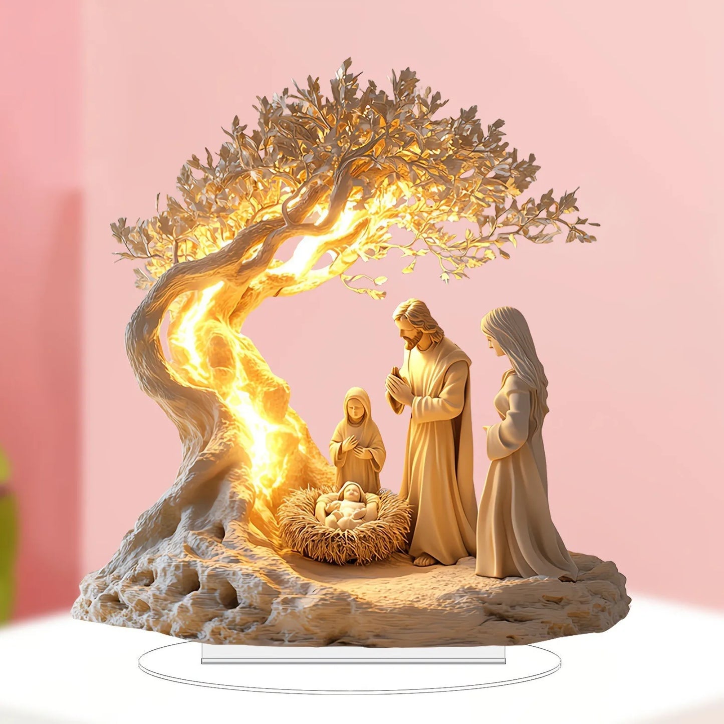 Jesus Prayer - Desktop Decoration Statues Popular Modern Culture Home Office Desk Decoration Artworks Theme Party Decoration