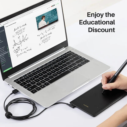 H420X H580X H610X  Graphics Tablet Battery-Free Digital Pen Tablet for Drawing, Android Macos Windows Linux OS Supported