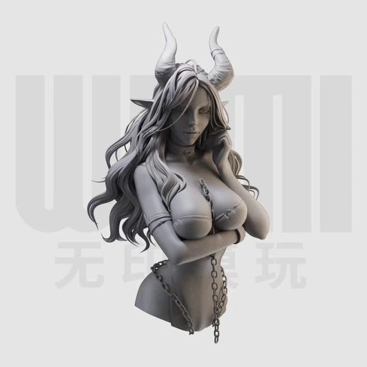 1/10 Scale Western Fantasy Character Resin Bust Model Figure