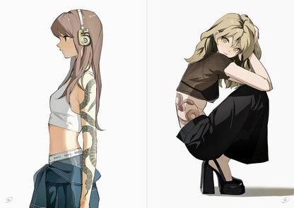 Yukina Artworks & Fashion Sketches (Japanese Edition)